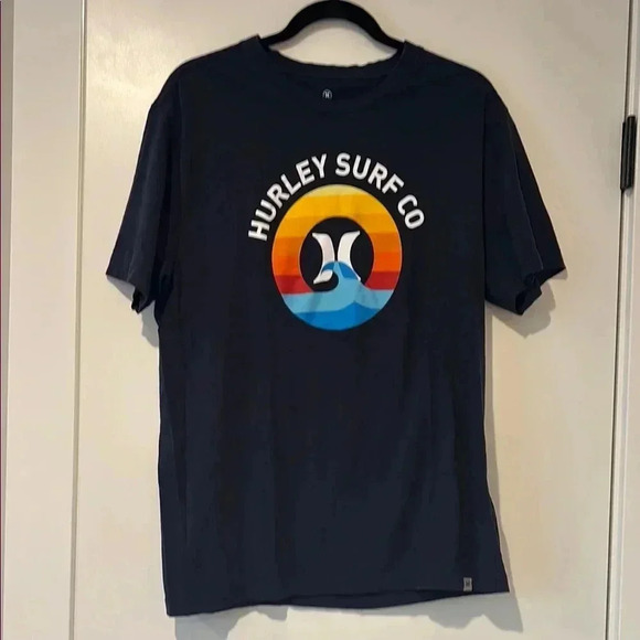 Hurley Other - Hurley Surf Co Navy Short Sleeve Tee